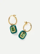 Charm Mini Hoop Earrings